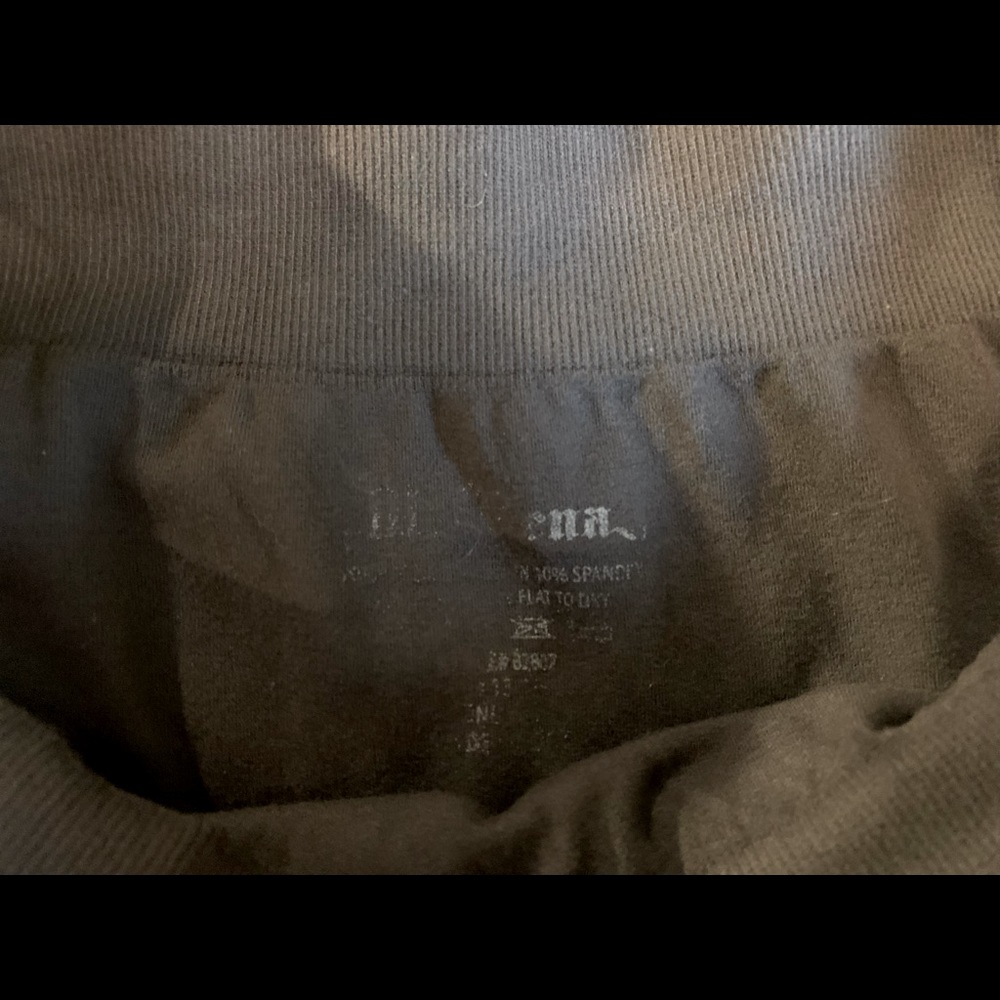 M.Rena 2 pairs. Full Length Seamless Skirted Leggings. Dark grey & black. - Picture 8 of 10